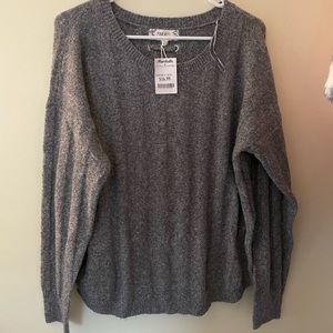 Marshals gray cross back sweater.